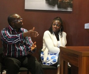 At LitCaf Lagos - the very first reading