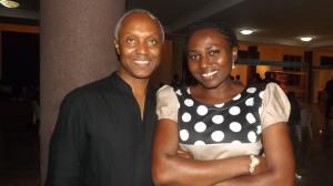 Okey Ndibe and Iquo Eke at Ake Festival 2014